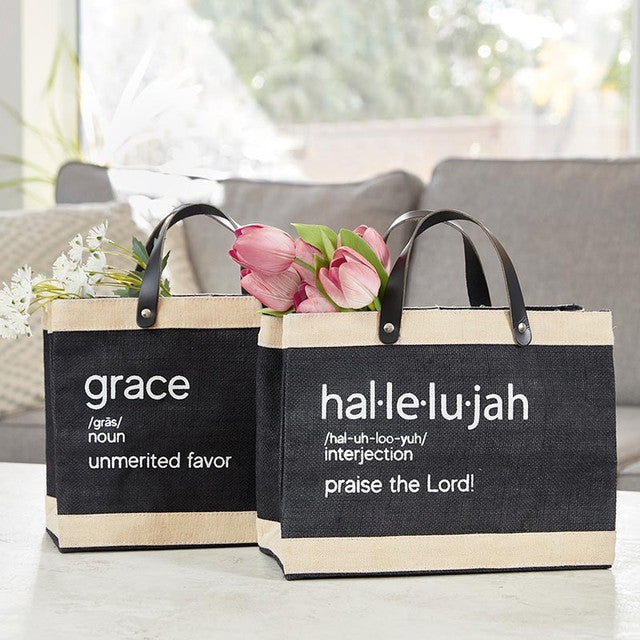 Mini Market Tote Bag - Hallelujah