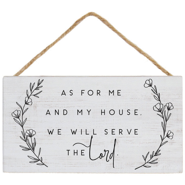 Hanging Sign-As For Me and My House
