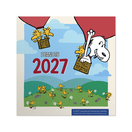 Peanuts® Happiness and Fun 2027 Inspirational 12-Month Wall Calendar, 12x12