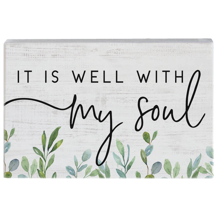 Wood Plaque-It is Well