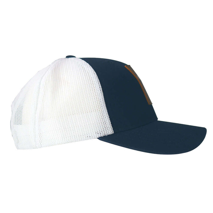 Kerusso Mens Cap Leather Cross