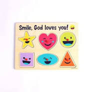 PUZZLE-SMILE GOD LOVES YOU FULL CO