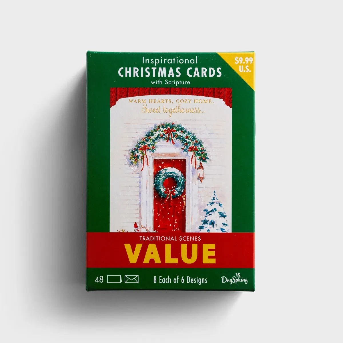 Value Box - 48 Assorted Christmas Boxed Cards - Traditional Scenes