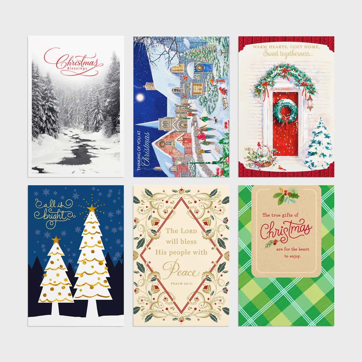 Value Box - 48 Assorted Christmas Boxed Cards - Traditional Scenes