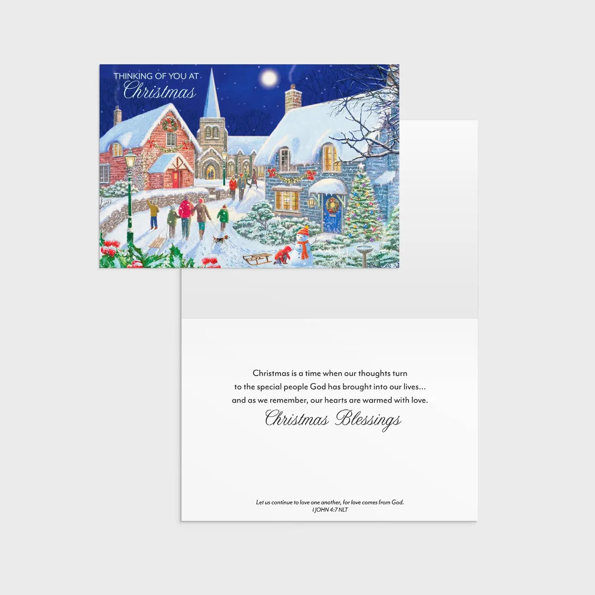 Value Box - 48 Assorted Christmas Boxed Cards - Traditional Scenes
