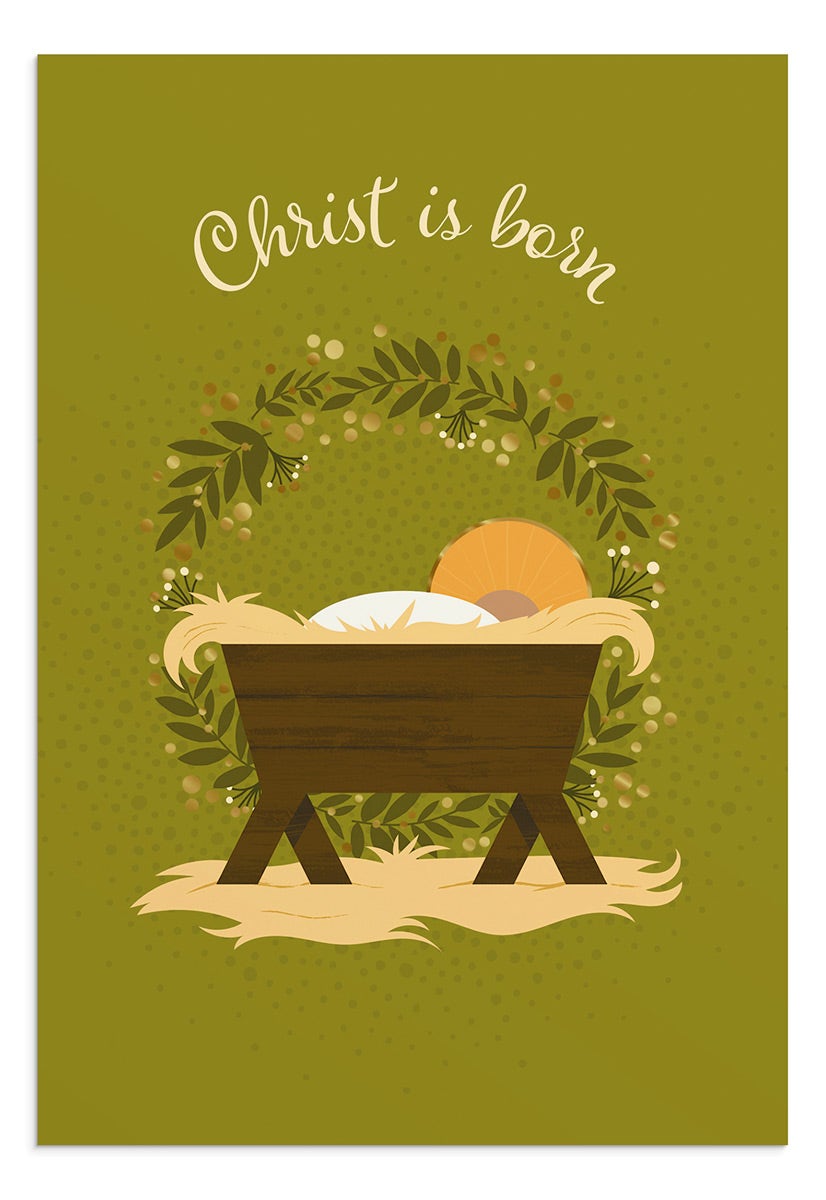 Christ is Born - 18 Christmas Boxed Cards, NLT
