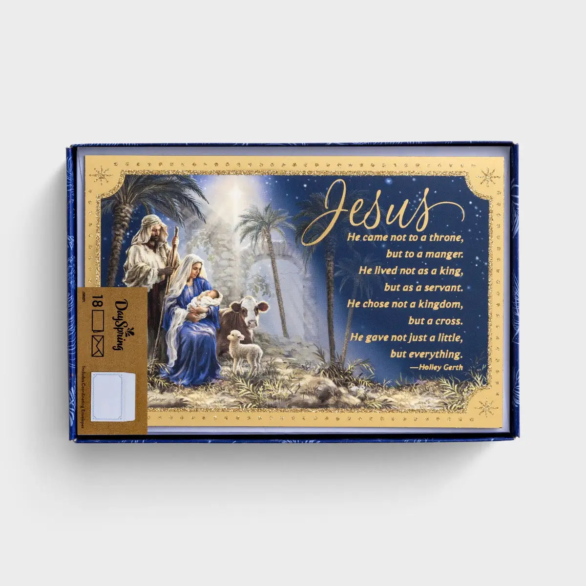 Dona Gelsinger - Jesus Nativity - 18 Christmas Boxed Cards