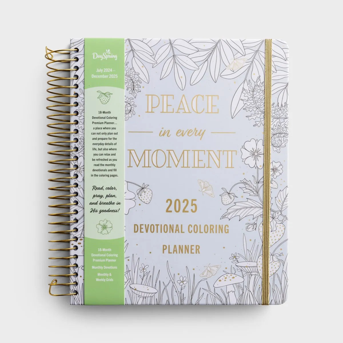 Peace in Every Moment Devotional Coloring Planner