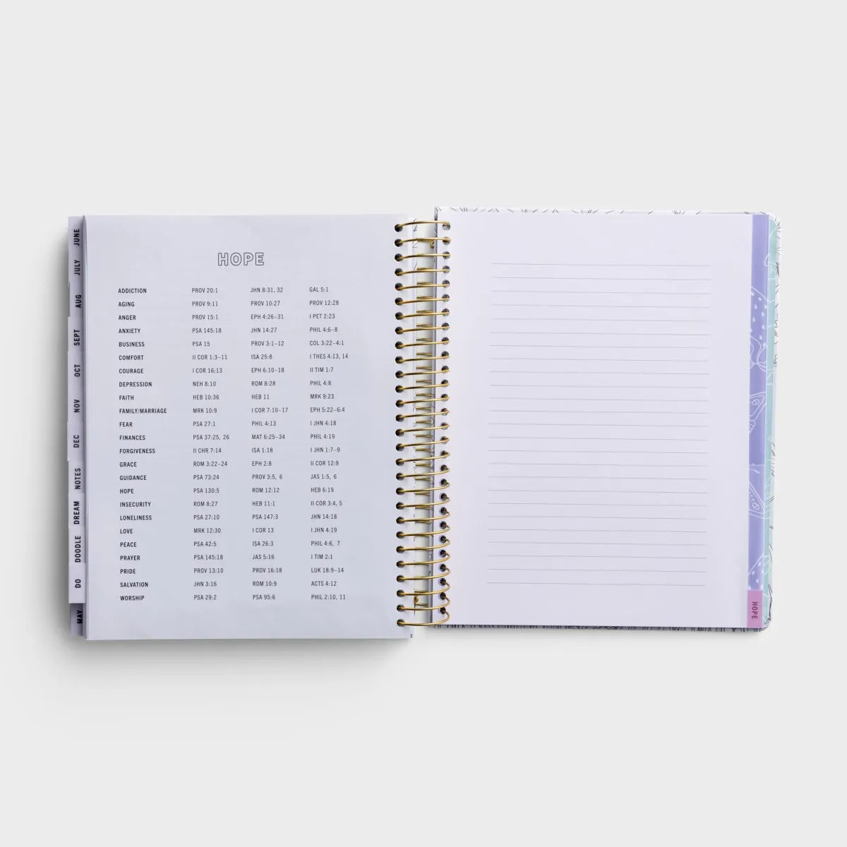 Peace in Every Moment Devotional Coloring Planner