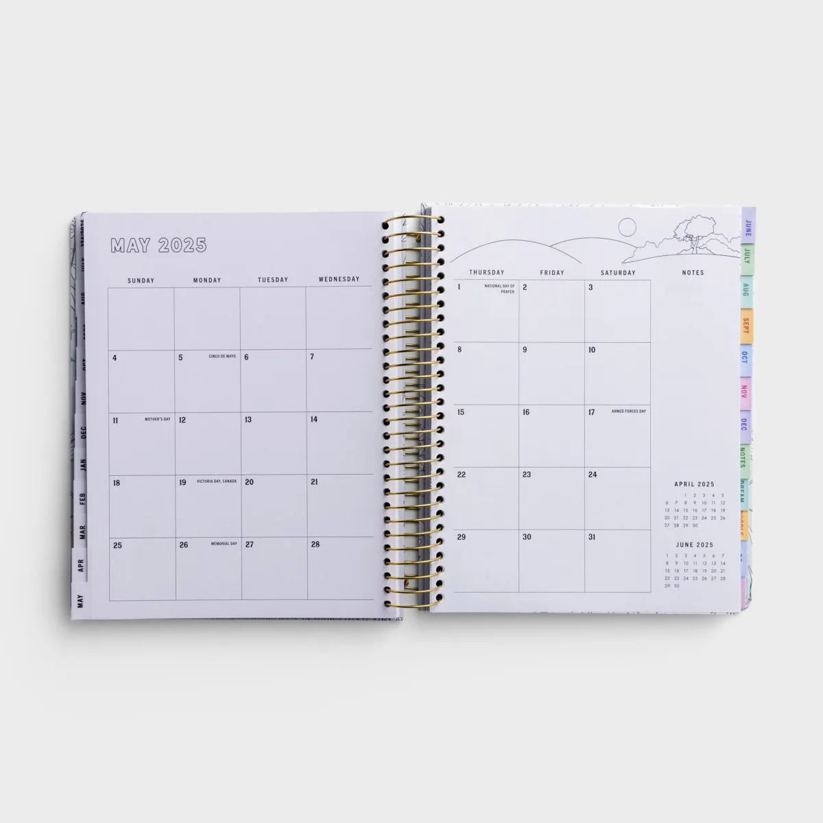 Peace in Every Moment Devotional Coloring Planner