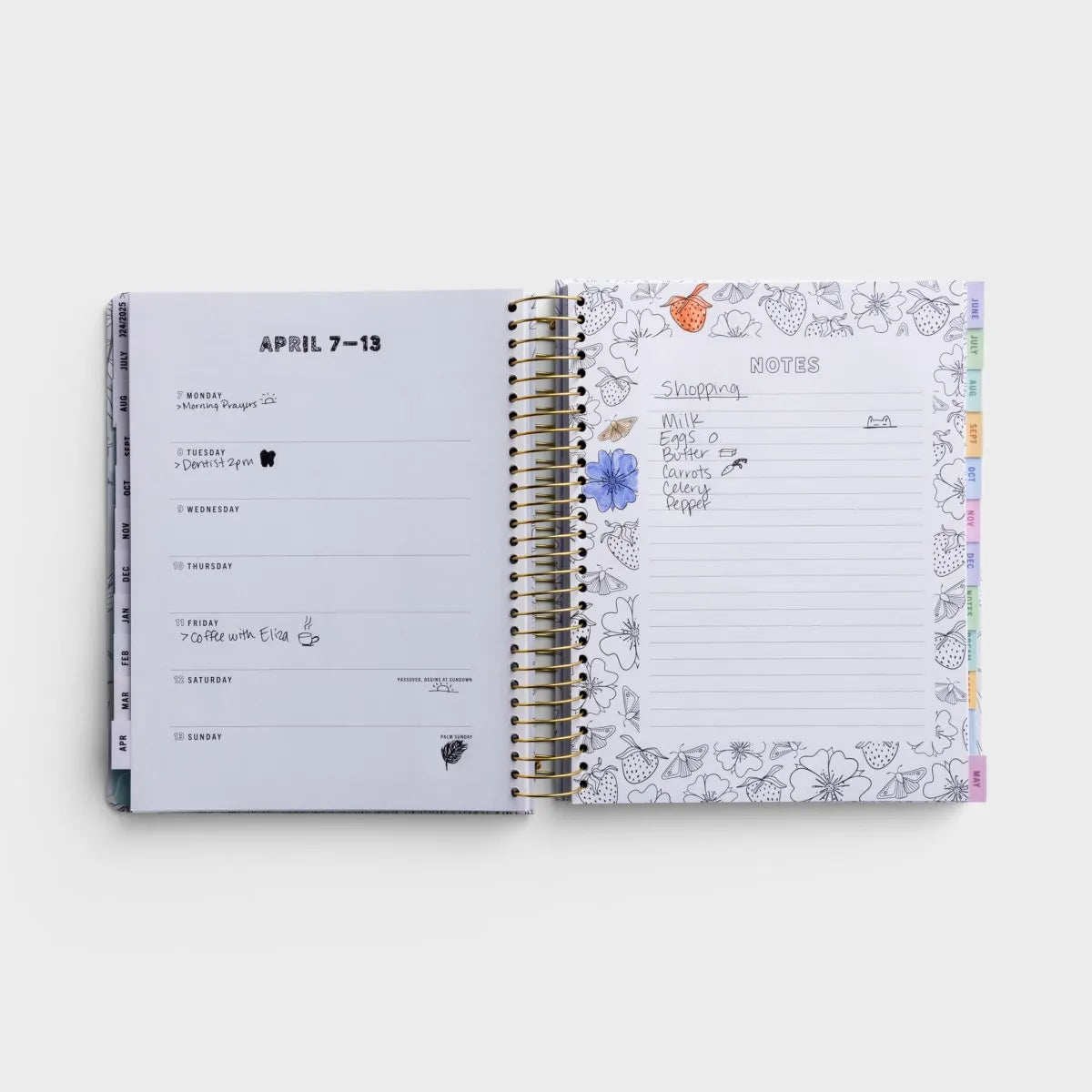 Peace in Every Moment Devotional Coloring Planner