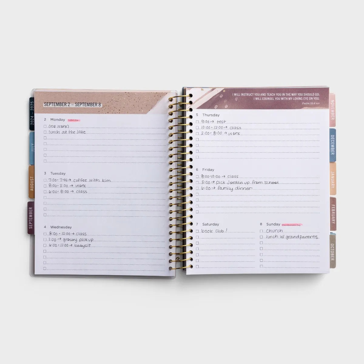 (in)courage - God in Every Season Agenda Planner + Prayer Board