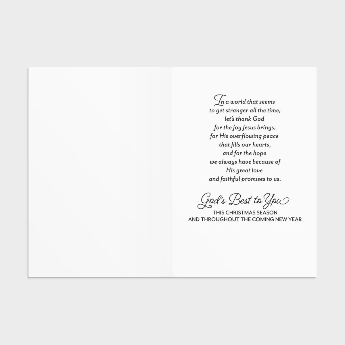 The God of Hope - 18 Christmas Boxed Cards, KJV