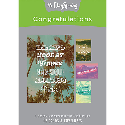 Boxed Cards: Congratulations - Retro