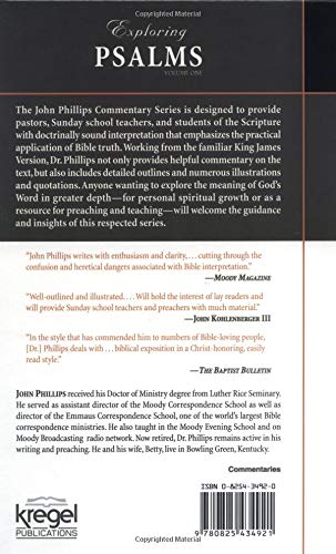 Exploring Psalms, Volume 1 (John Phillips Commentary Series)