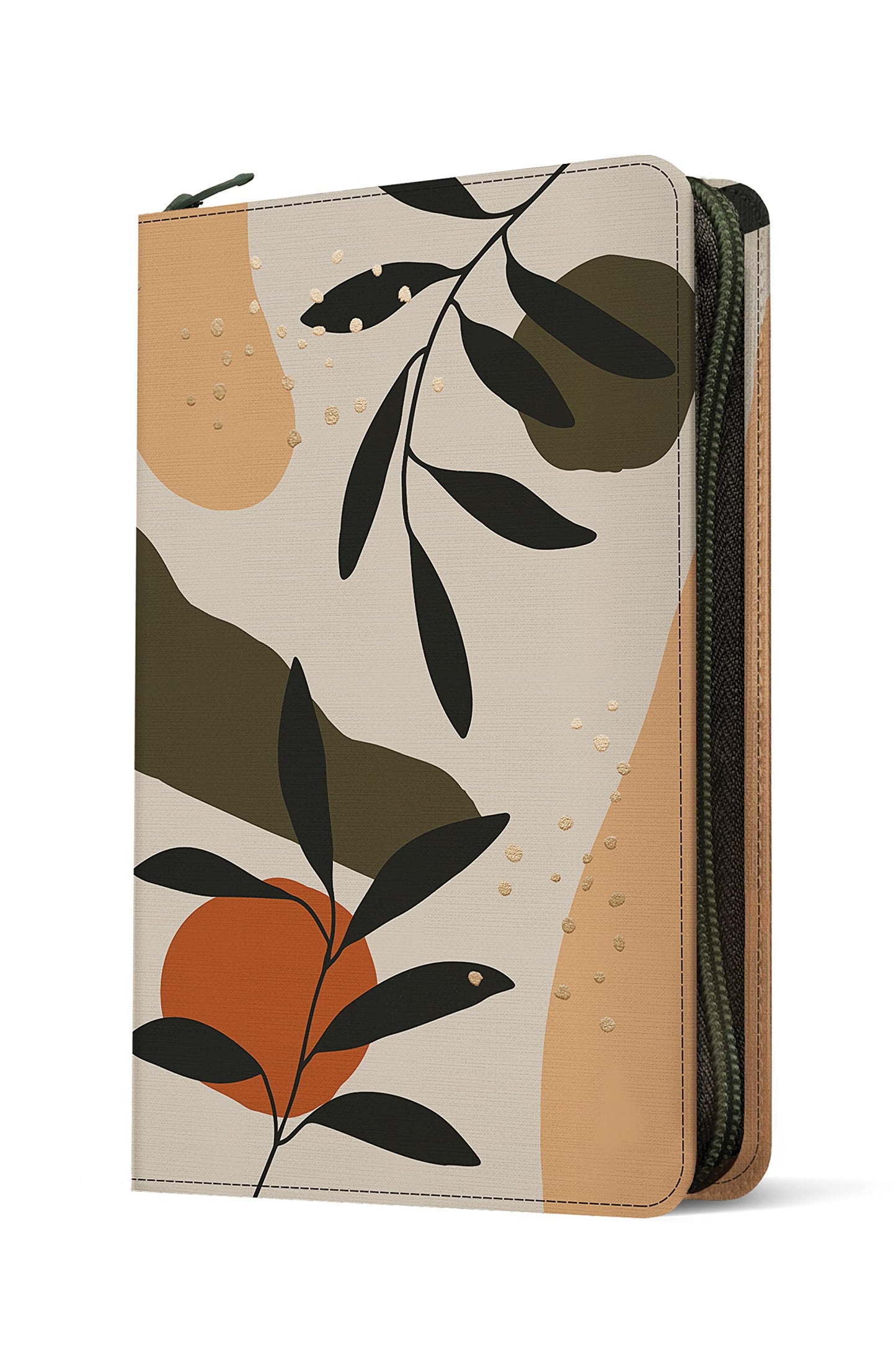 NLT Thinline Reference Zipper Bible, Filament Enabled Edition (LeatherLike, Sunset Branches)