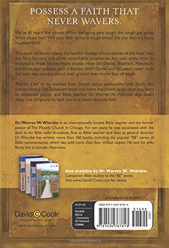 Be Resolute (Daniel): Determining to Go God's Direction (The BE Series Commentary)