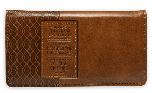 For I Know the Plans Checkbook Cover