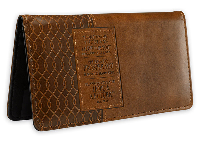 For I Know the Plans Checkbook Cover