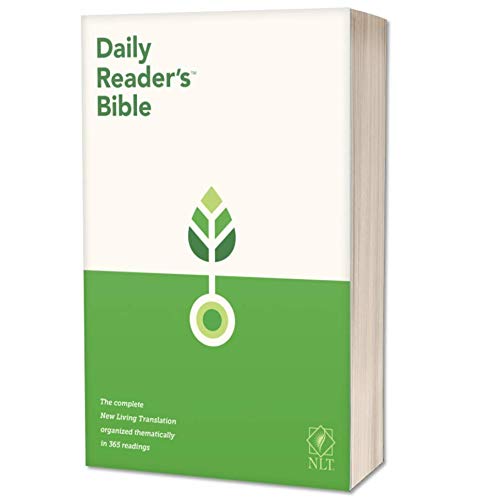 NLT Daily Reader's Bible (Red Letter, Softcover)