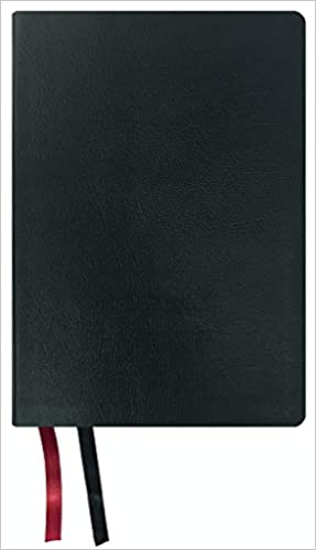 NASB Giant Print Bible, Black, Genuine Leather, 2020