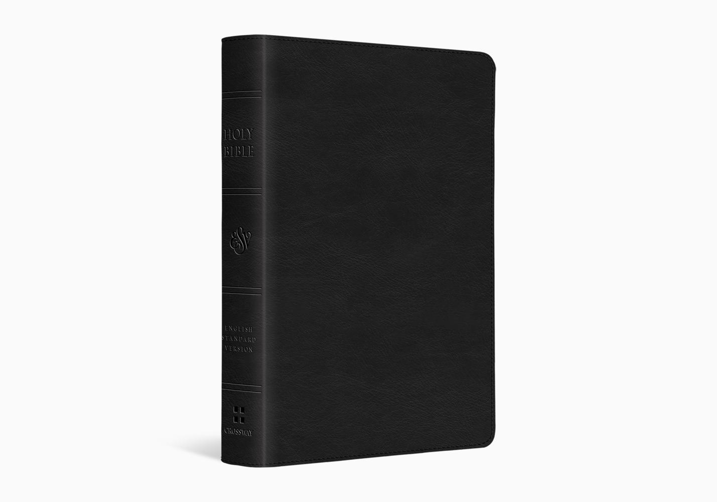 ESV Large Print Compact Bible (TruTone, Black)