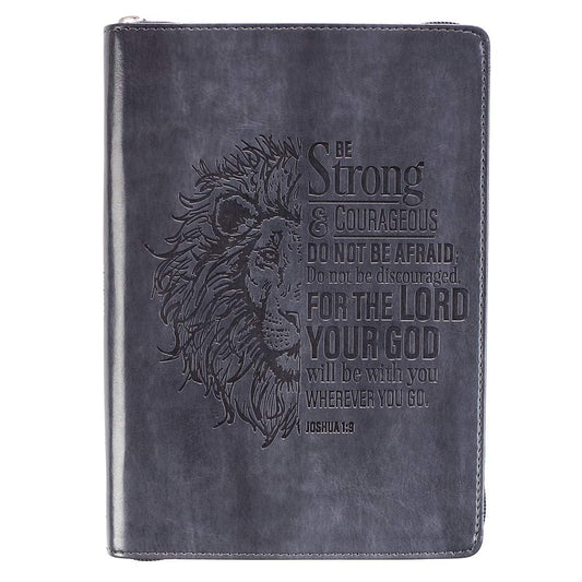 Journal Be Strong and Courageous Lion Joshua 1:9