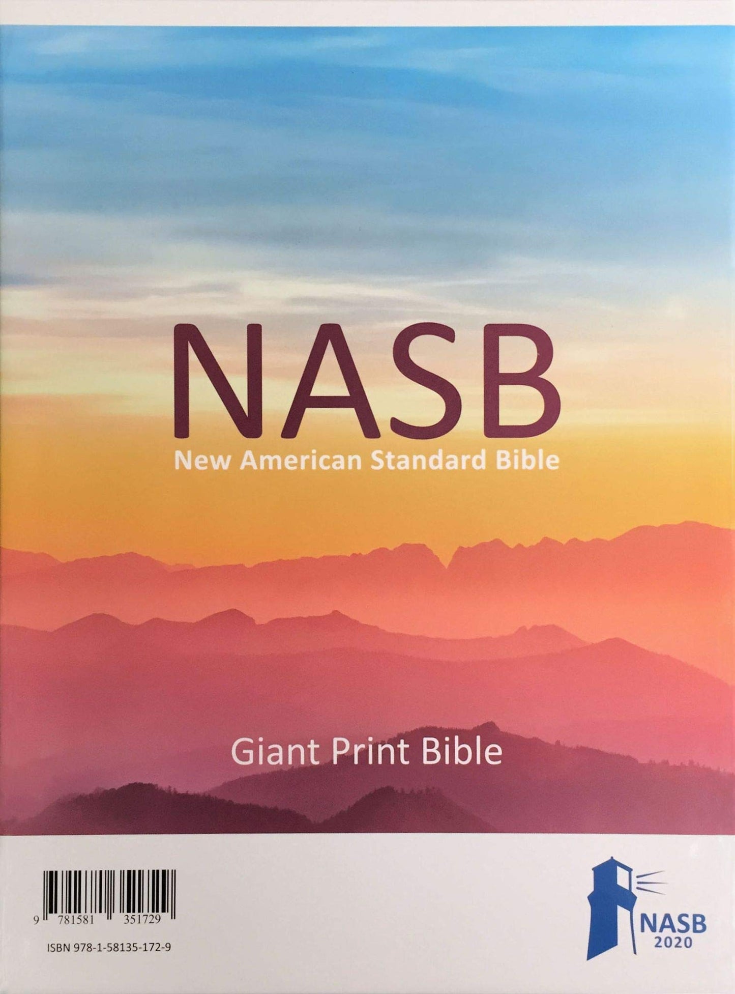 NASB Giant Print Bible, Black, Genuine Leather, 2020