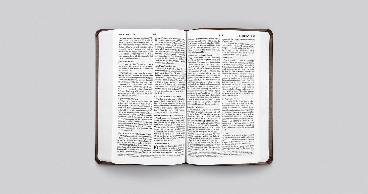 ESV Premium Gift Bible (TruTone, Brown)