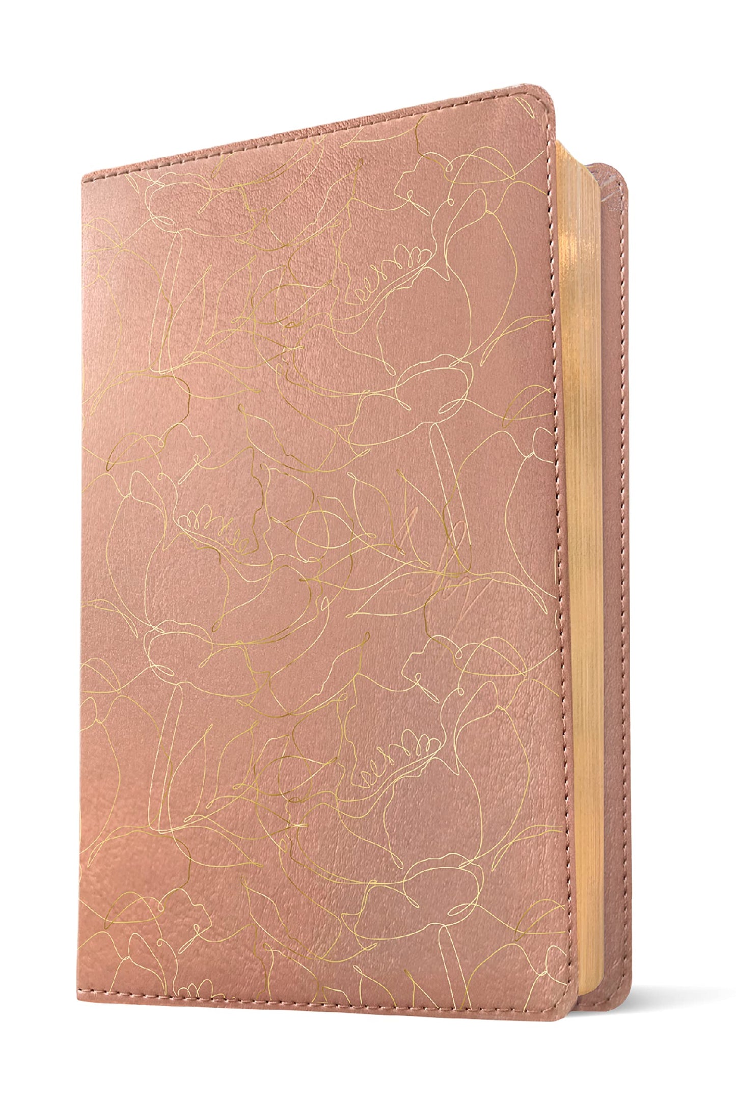 NLT Super Giant Print Bible, Filament Enabled Edition (Red Letter, LeatherLike, Blush Floral): DaySpring Signature Collection