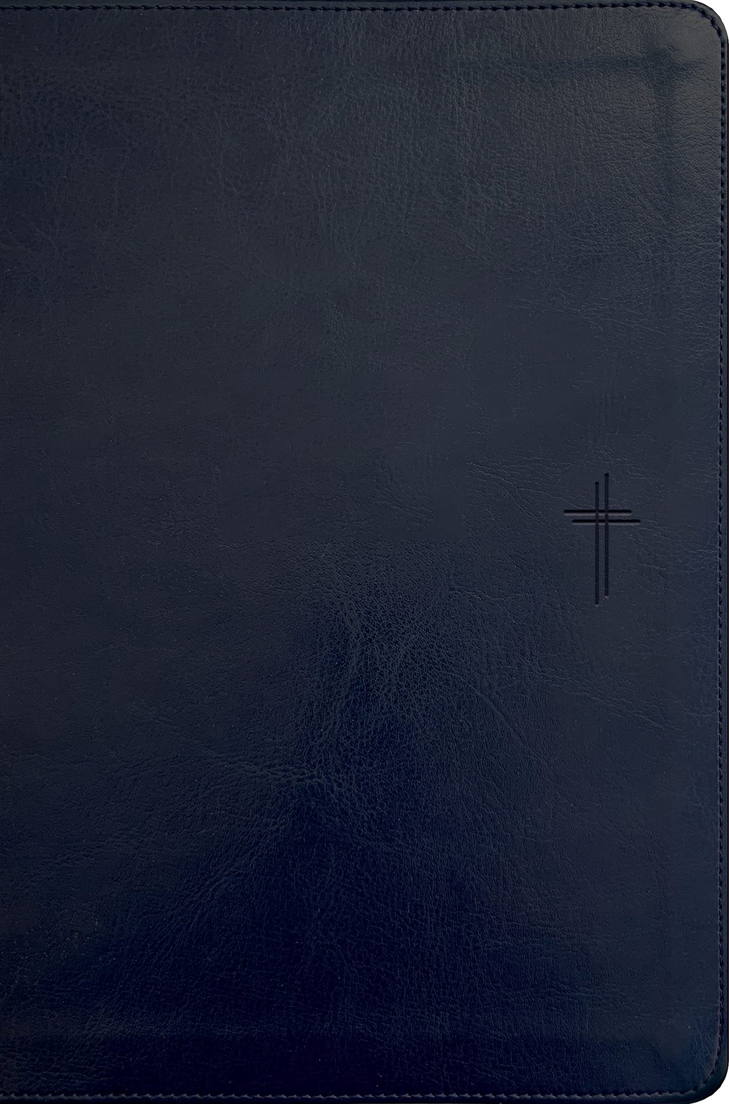 NLT Compact Giant Print Bible, Filament Enabled Edition (Red Letter, LeatherLike, Navy Blue Cross)