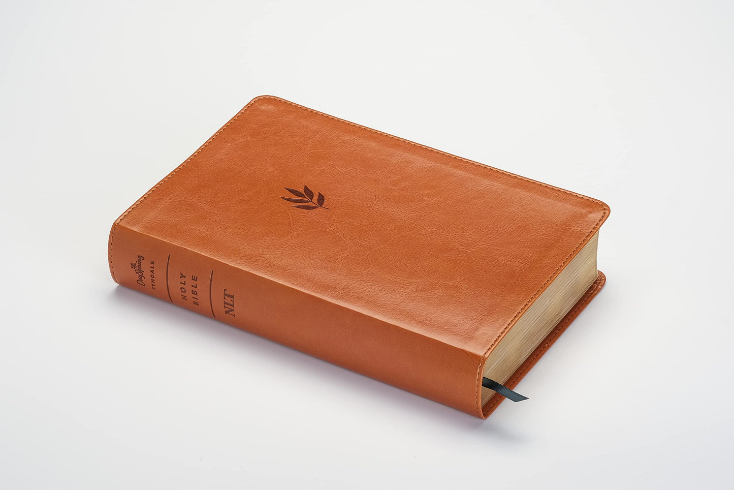 NLT Personal Size Giant Print Bible, Filament Enabled Edition (Red Letter, LeatherLike, Classic Tan): DaySpring Signature Collection