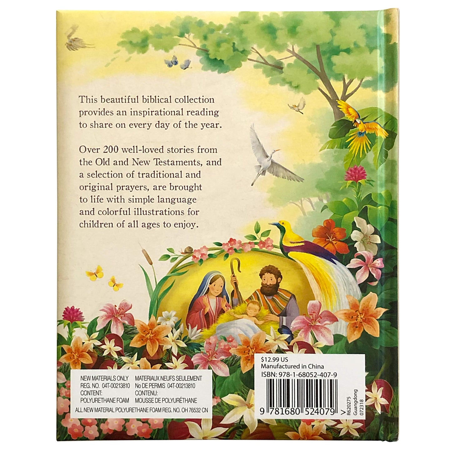365 Bible Stories and Prayers Padded Treasury