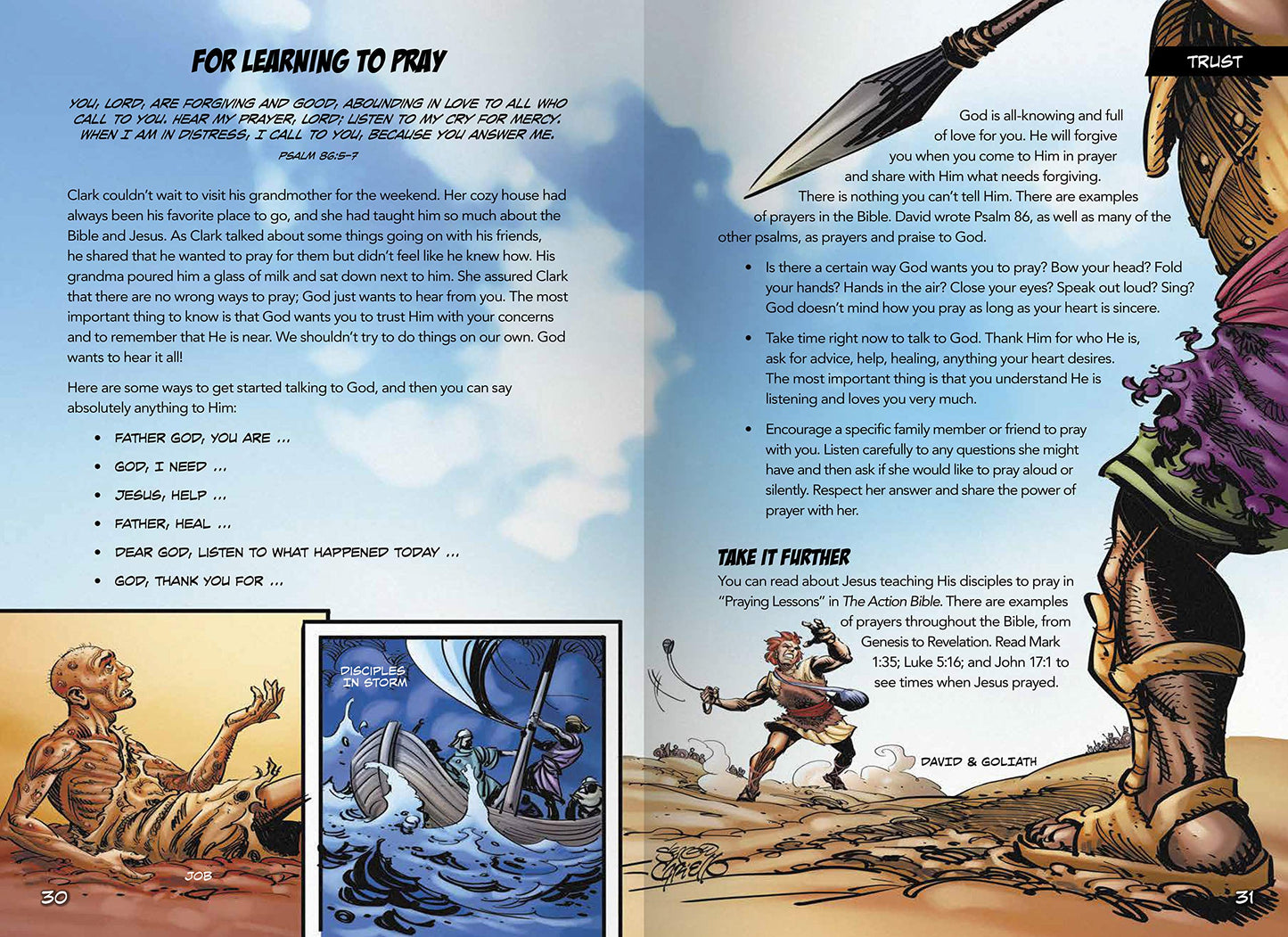 The Action Bible Anytime Devotions: 90 Ways to Help Kids Connect with God Anytime, Anywhere (Action Bible Series)