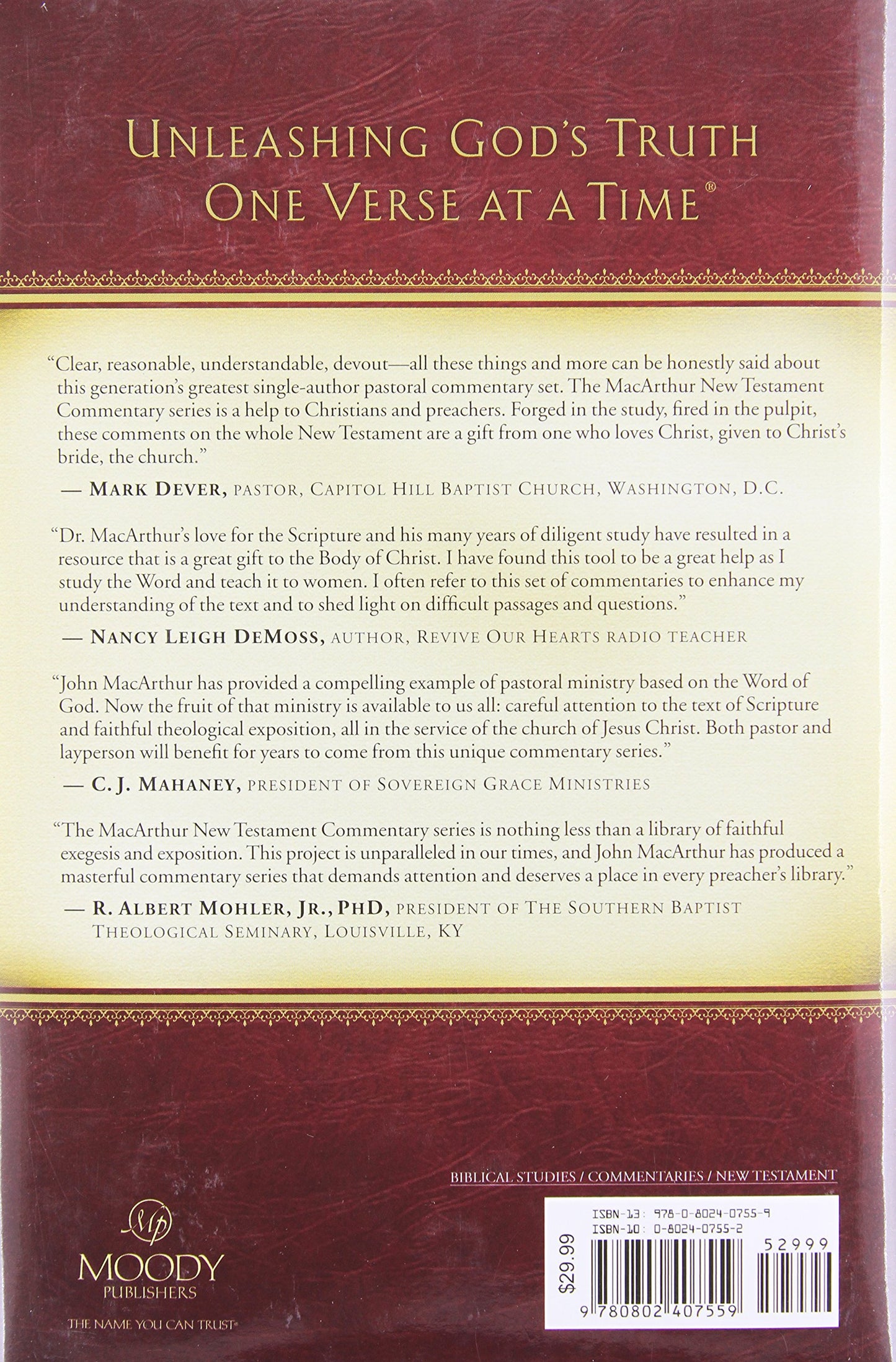 Matthew 1-7 (The MacArthur New Testament Commentary) (Volume 1)