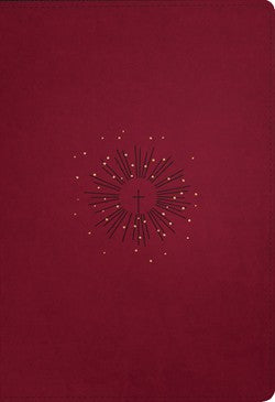 NLT Large Print Thinline Reference Filament Enabled Cranberry Leatherlike