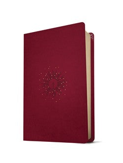 NLT Large Print Thinline Reference Filament Enabled Cranberry Leatherlike