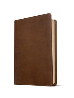 NLT Large Print Thinline Reference Filament Enabled Brown Leatherlike