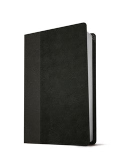 Filamento de referencia de línea delgada de letra grande KJV habilitado como cuero negro