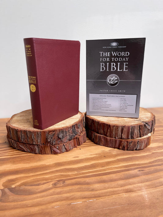 NKJV Word For Today Bible Burgundy Genuine Leather index