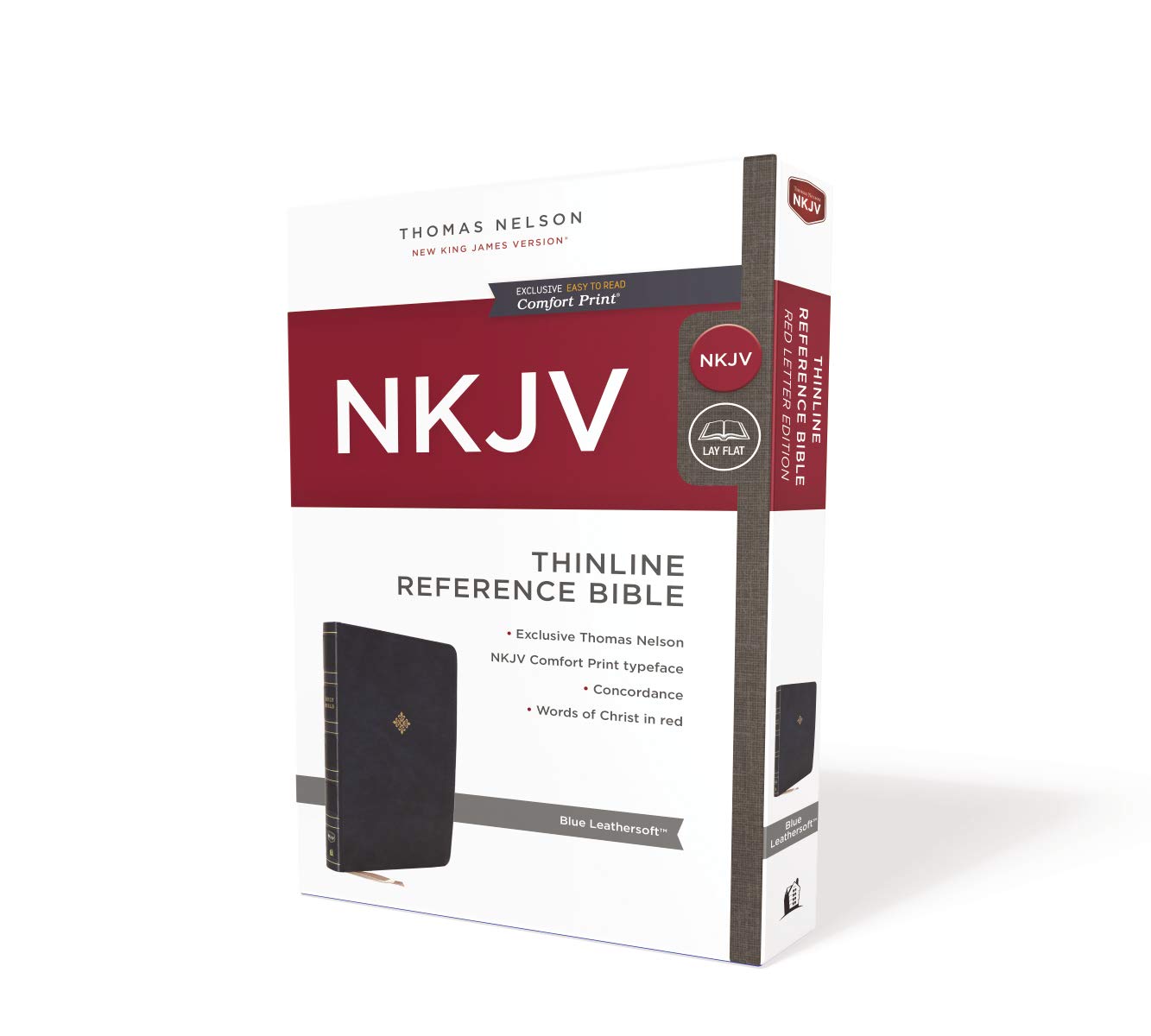 NKJV Thinline Reference Bible Comfort Print Blue