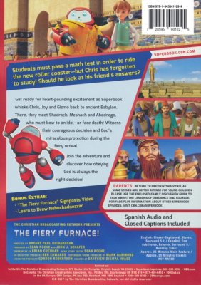 Superbook: The Fiery Furnace, DVD