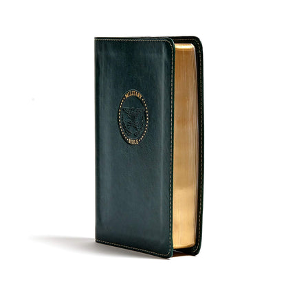 CSB Military Bible, Green LeatherTouch