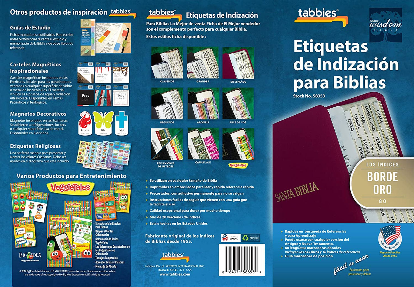 Etiquetas de Indización para Biblias (Español)