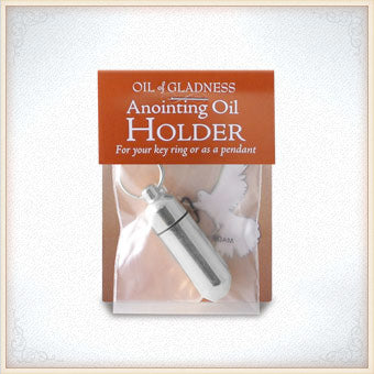 Anointing Oil Holder Silvertone