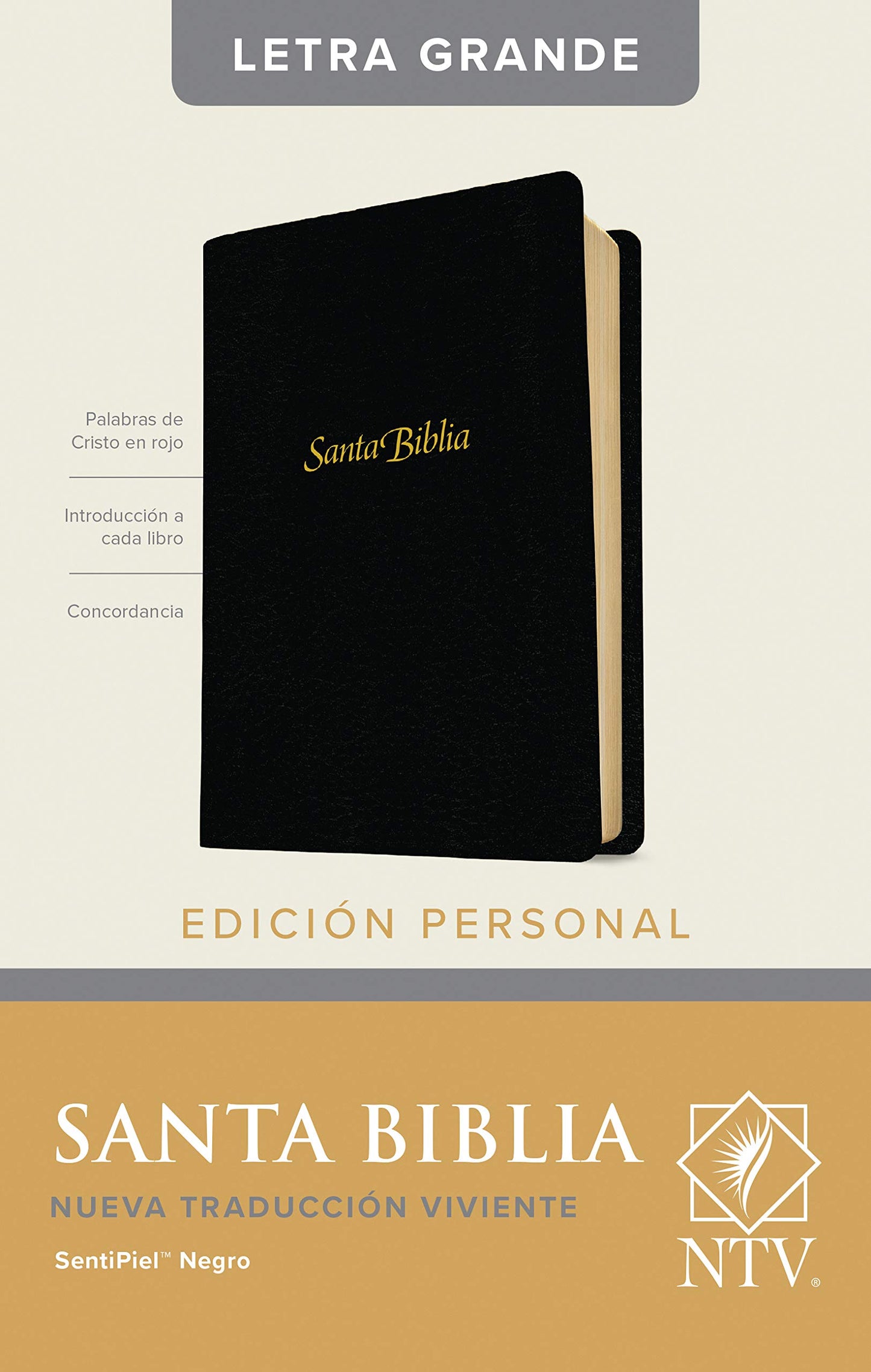 Santa Biblia NTV, Edición personal, letra grande (Spanish Edition)