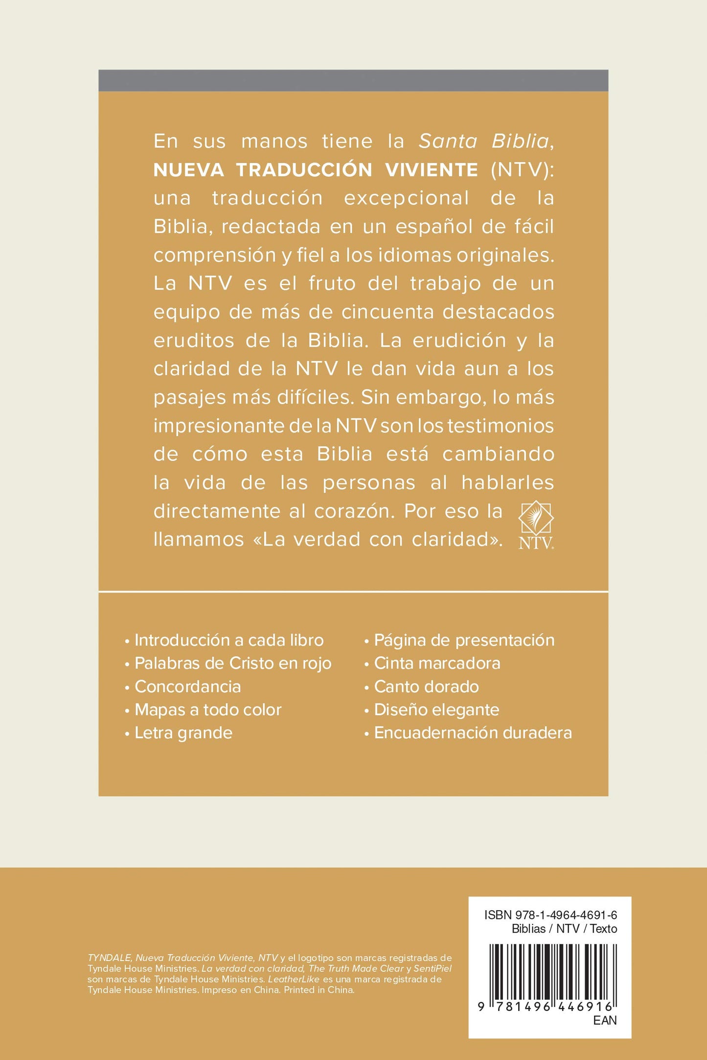 Santa Biblia NTV, Edición personal, letra grande (Spanish Edition)