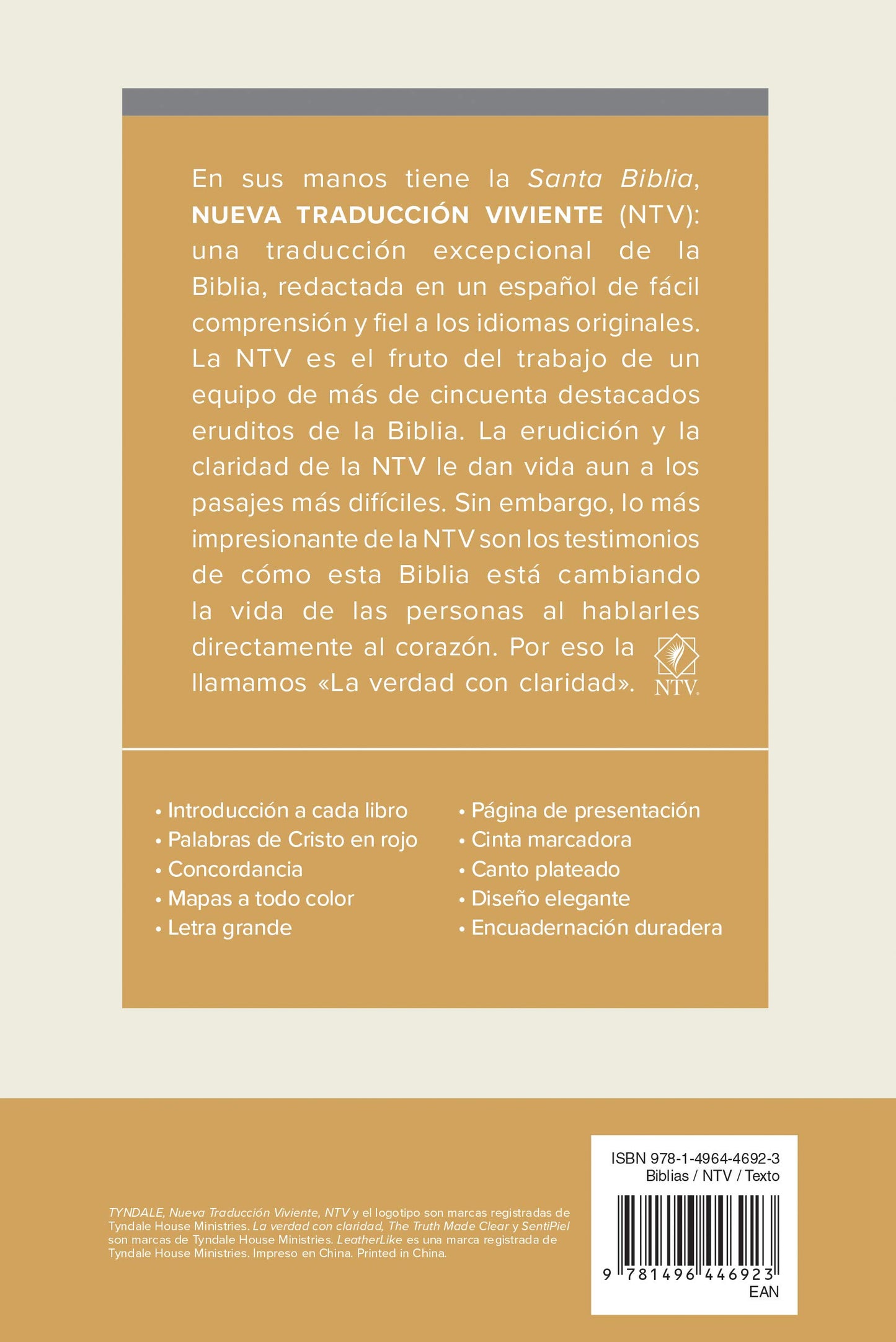 Santa Biblia NTV, Edición personal, letra grande (Spanish Edition)
