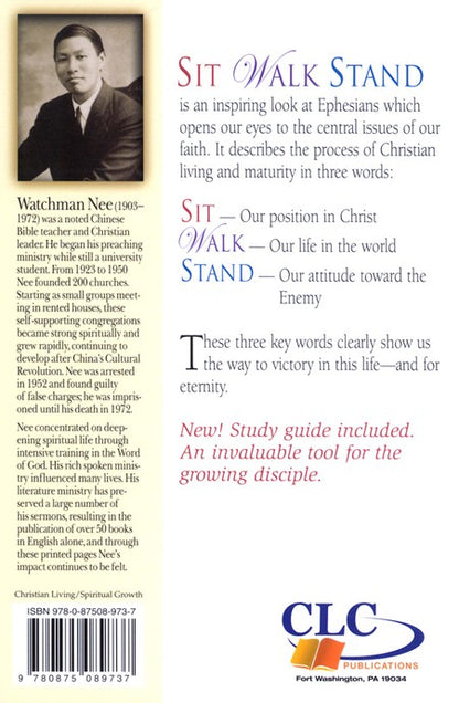 Sit Walk Stand: The Process of Christian Maturity