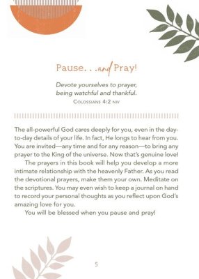 DEVOTION-PAUSE AND PRAY